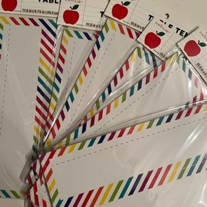 Table‎ Tents - Lot of SIX packs from Creatology (36 tents total). NIP